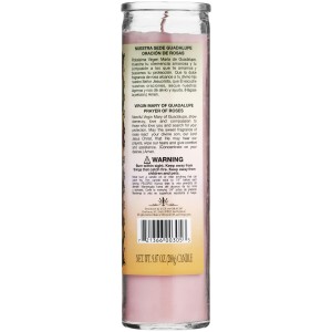Scented Virgin de Guadalupe Candle, Pink   552702729